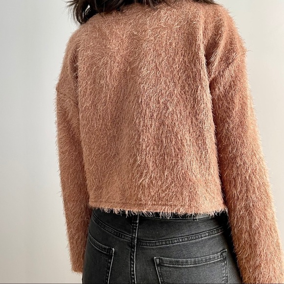 NEW SHEIN FUZZY DROP SHOULDER  CARDIGAN - S - Picture 6 of 16
